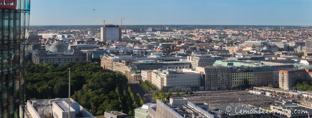 vue depuis la Kollhoff-Tower - Panoramapunkt